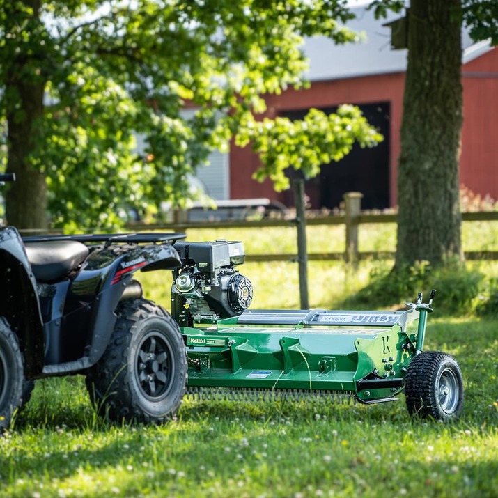 ATV flail mower with flap, 1.2 m, 15 hp