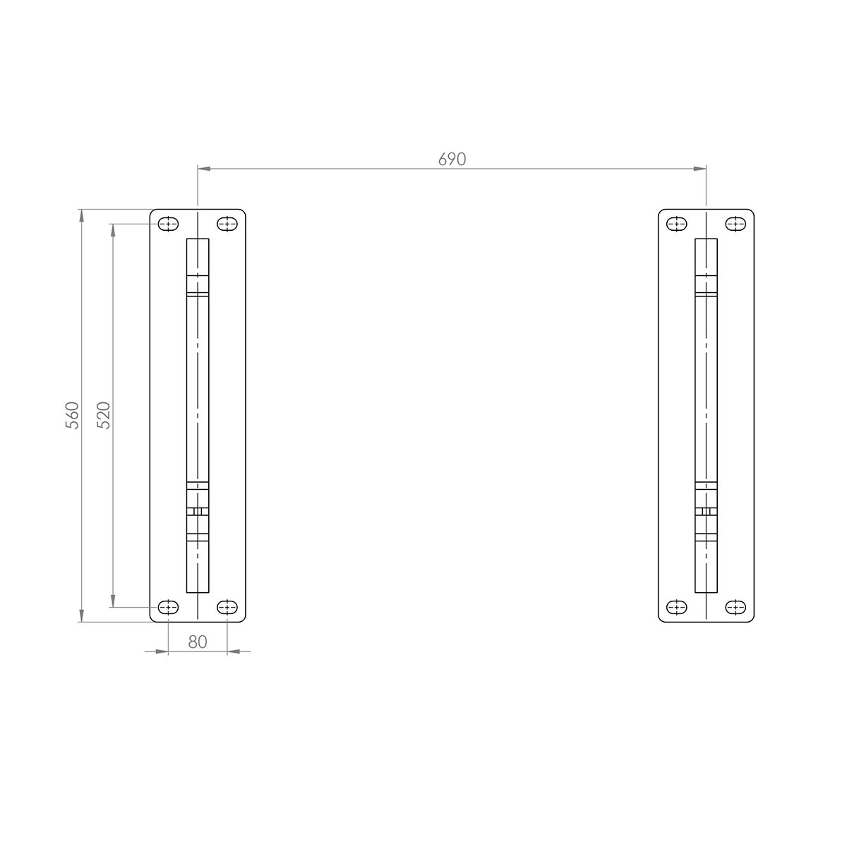 Attachment bracket fits Trima, bolt-on