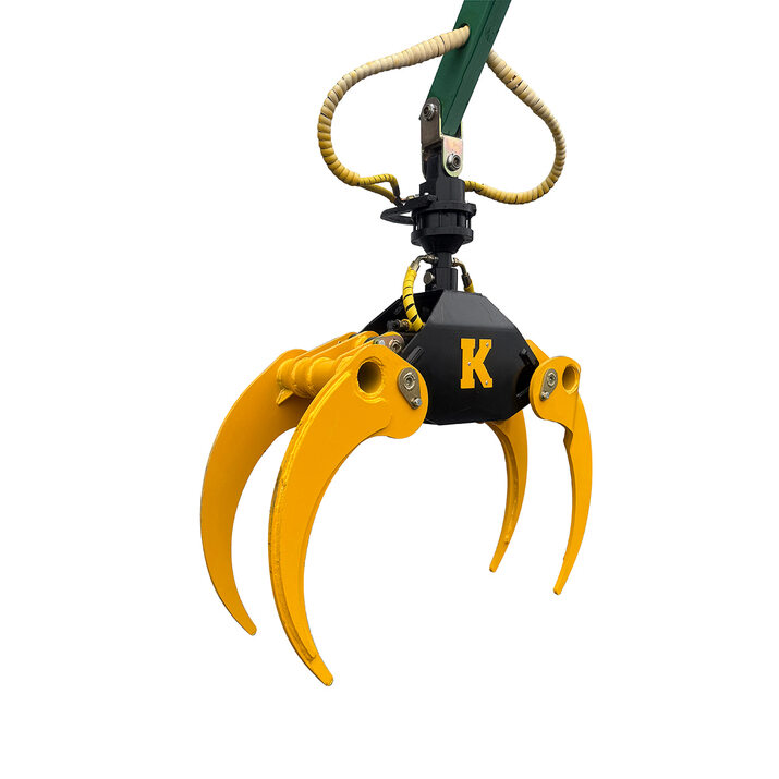 Brush grapple incl. hydraulic hose and bolts