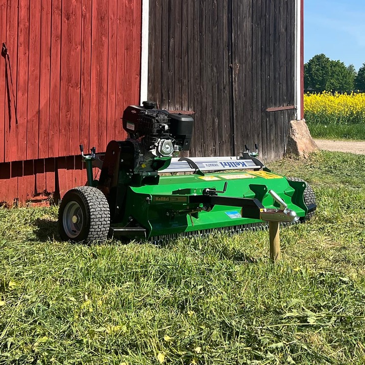 ATV flail mower with flap, 1,5 m Briggs and Statton 13,5 hp