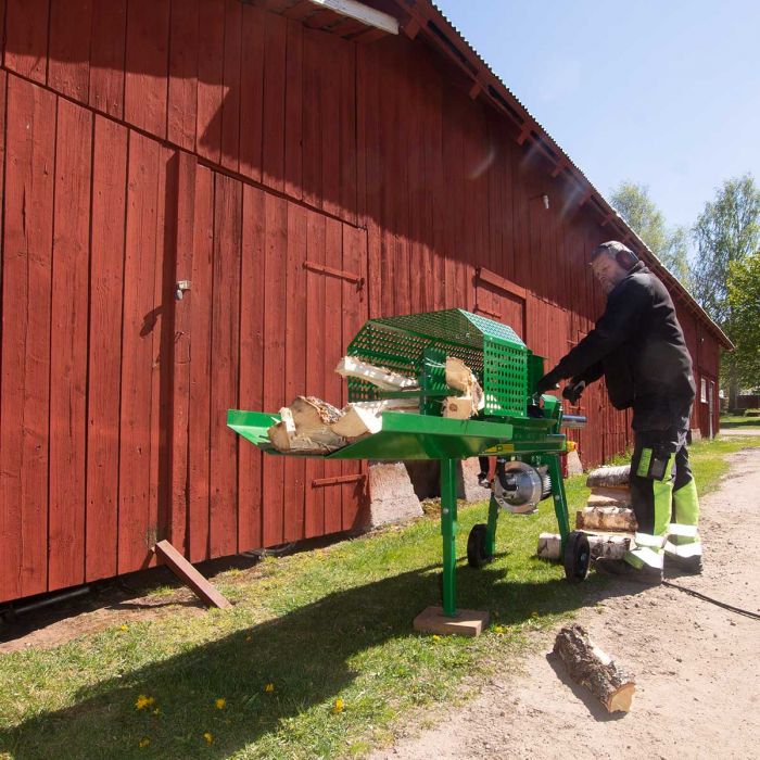 Firewood splitter, electric-powered, 7 tonnes, 70 cm