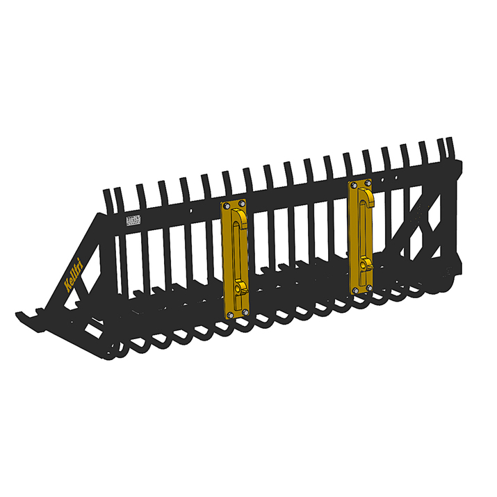 Stone sorting fork 2.0 m, bolted Trima attachment
