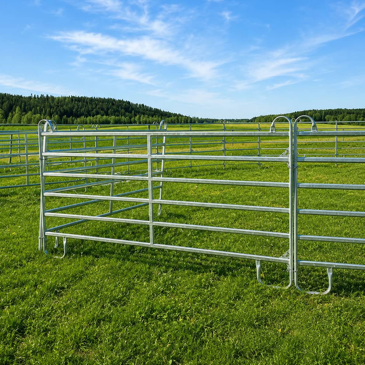 Moveable gate with loop legs