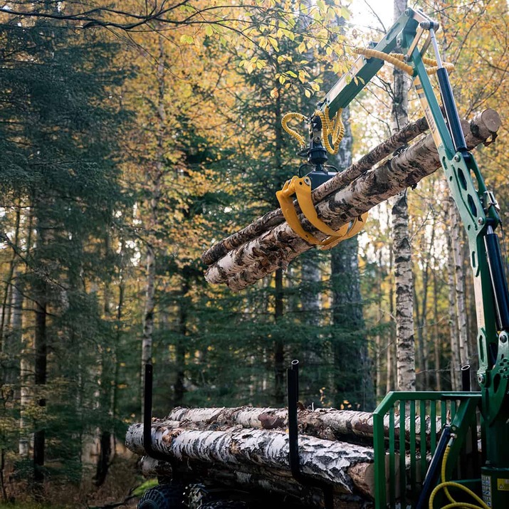 Forestry trailer ATV FT42DFR-2T