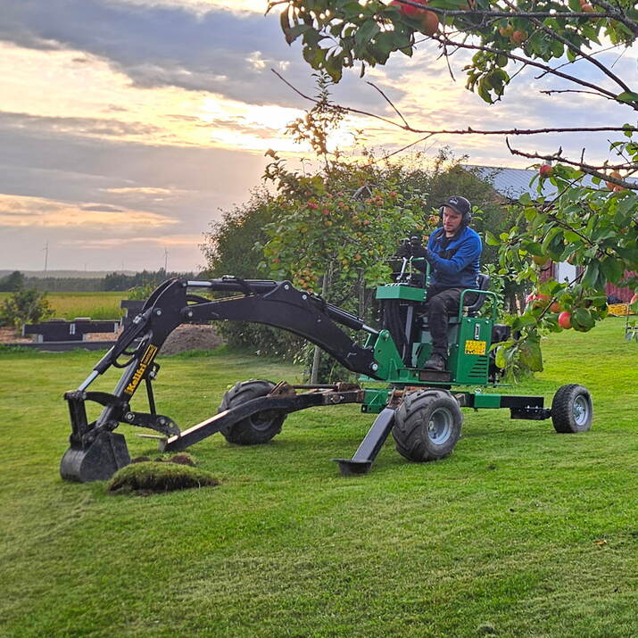 ATV Backhoe Digger 360