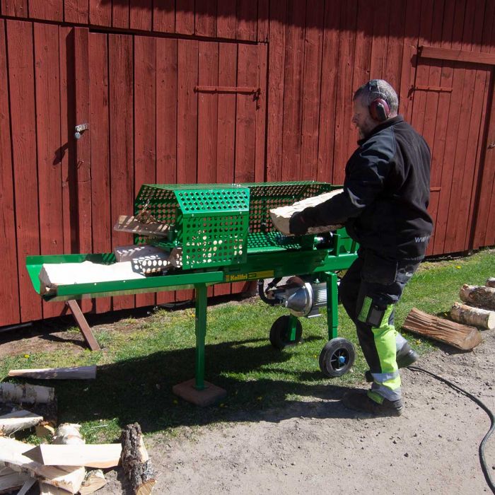 Firewood splitter, electric-powered, 7 tonnes, 70 cm