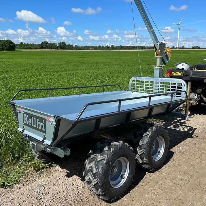 Tipping and forestry trailer ATV PRO, Tower2+