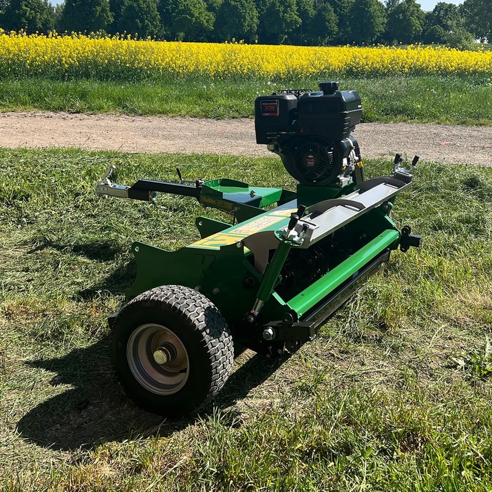 ATV flail mower with flap, 1.2 m, Briggs and Stratton 13.5 hp