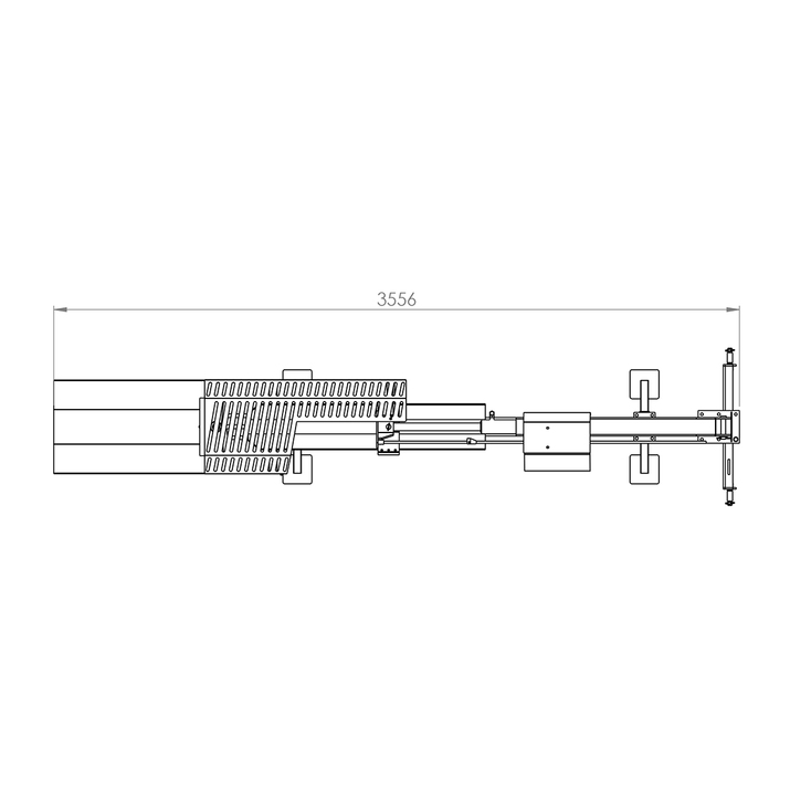 Firewood splitter, tractor-driven, 7 tonnes, 110 cm