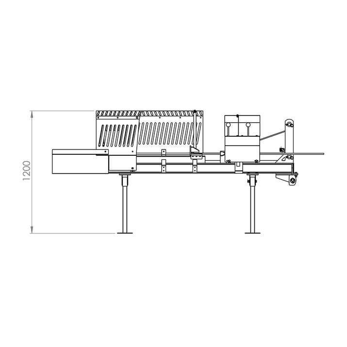 Firewood splitter, tractor-driven, 7 tonnes, 70 cm