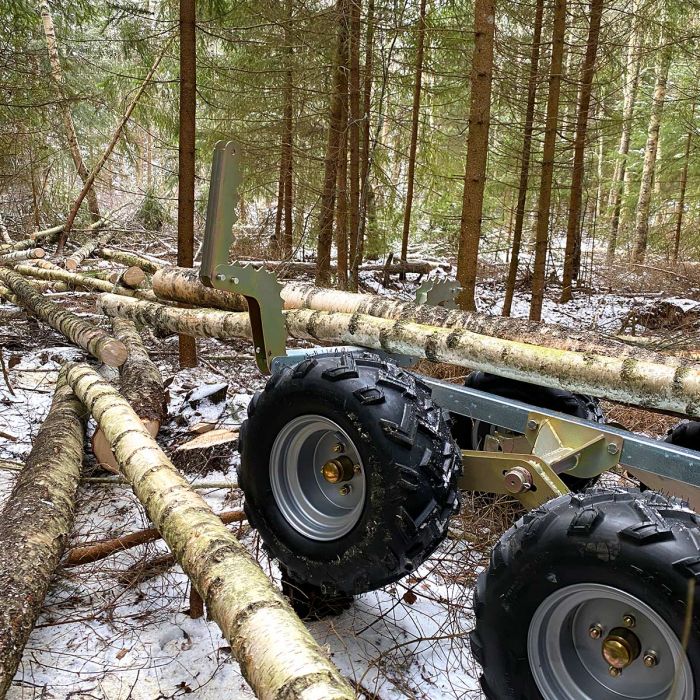 Tipping and forestry trailer ATV PRO, Tower2+