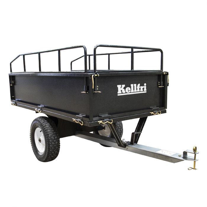 Garden trailer with tow bar