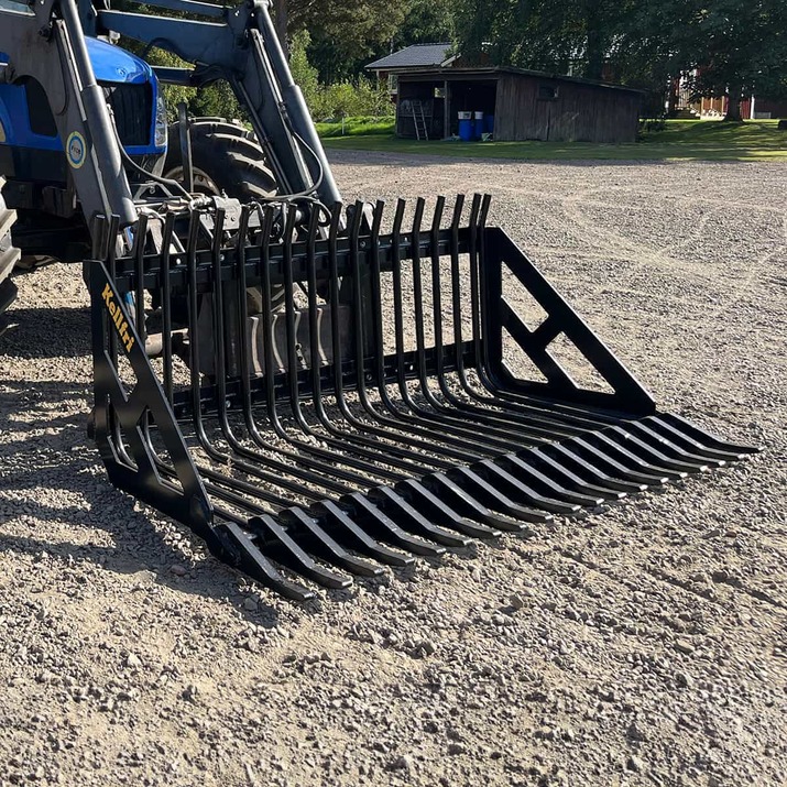 Stone sorting fork 1.5 m, bolted small BM attachment