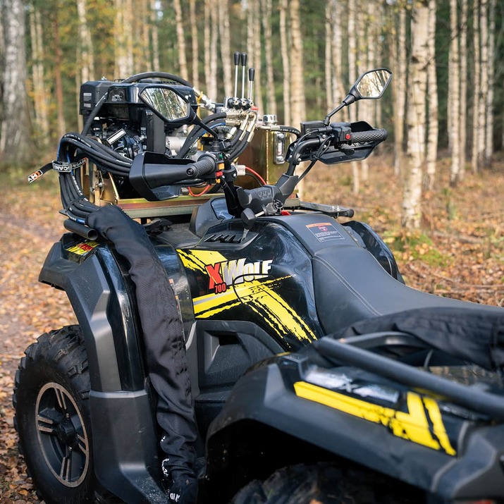 Forestry trailer ATV FT42DFR-2T
