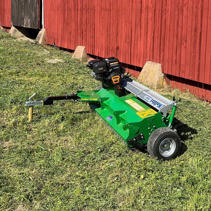 ATV flail mower, with flap and electrical start-up, 1.5 m, 15 hp