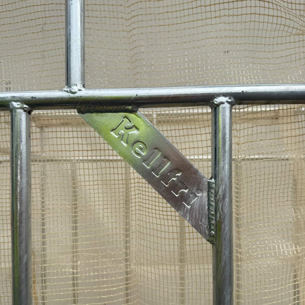 Firewood sack stand for EU and Hydro pallets