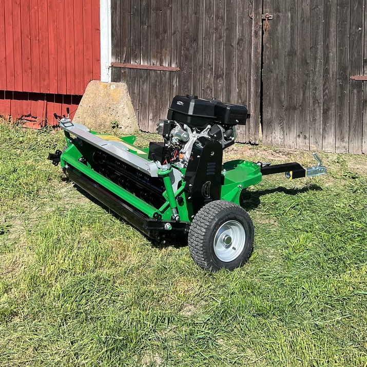 ATV flail mower, with flap and electrical start-up, 1.5 m, 15 hp