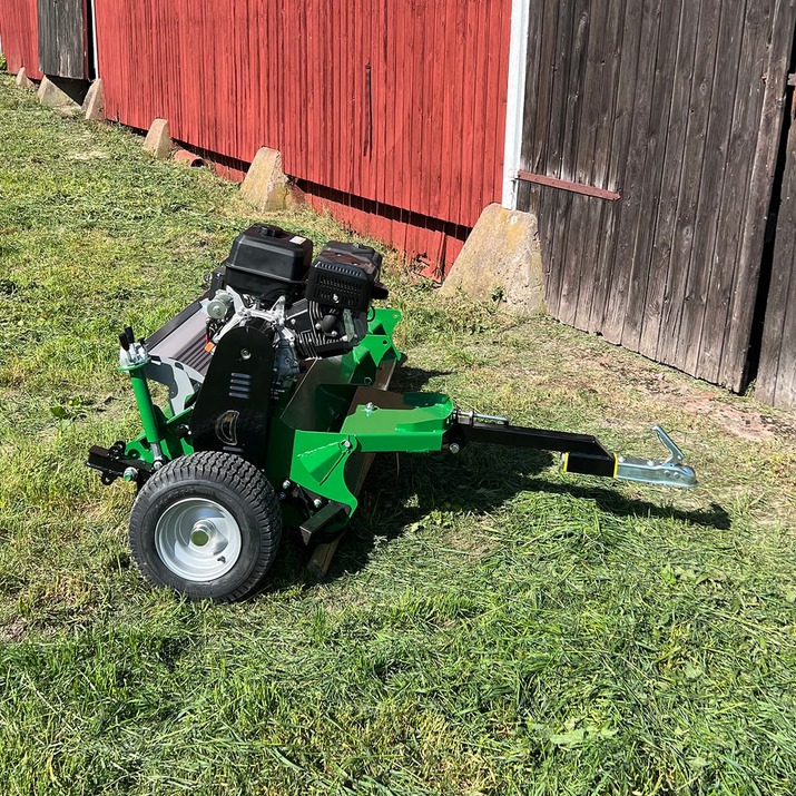 ATV flail mower, with flap and electrical start-up, 1.5 m, 15 hp